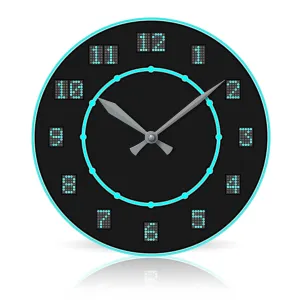 Scoreboard <br>Round Acrylic Wall Clock 10.75"