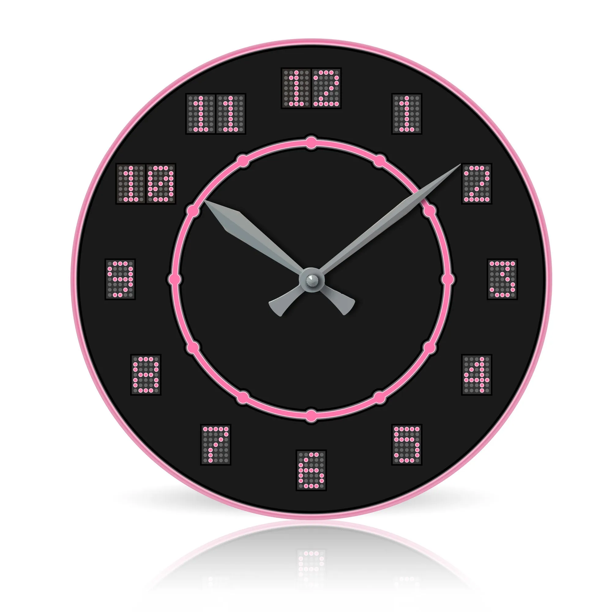 Scoreboard <br>Round Acrylic Wall Clock 10.75"
