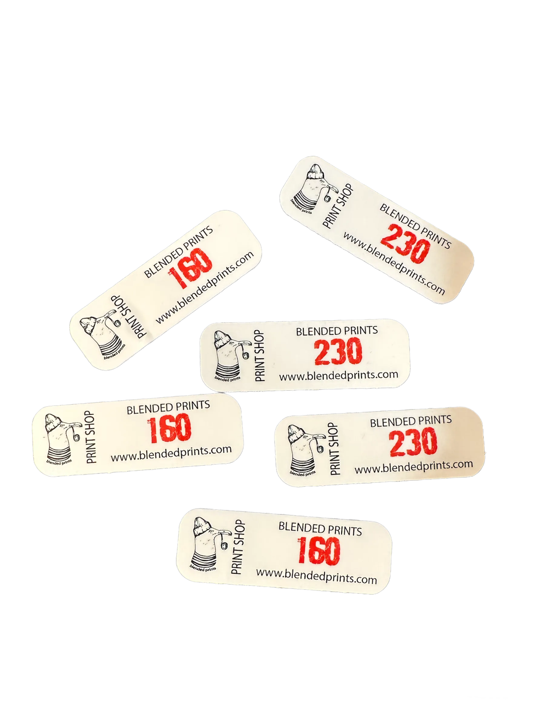 Screen Print Frame Labels