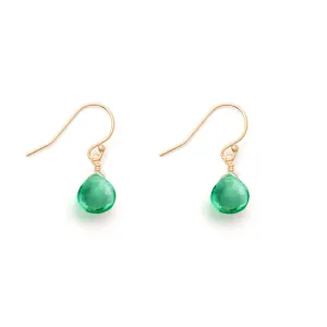 Seafoam Green Quartz Isla Drop Earrings