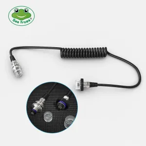 Seafrogs Diving Waterproof Shell Flashlight Connection Line 5 Pin Synchronous Lightning Conductor Cable Data Line
