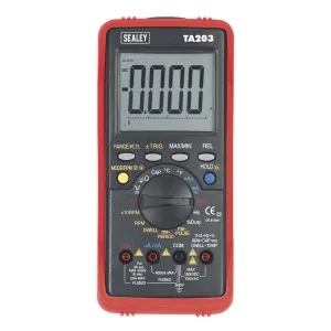 Sealey Digital Automotive Multimeter 15-Function Bar Graph/PC Link