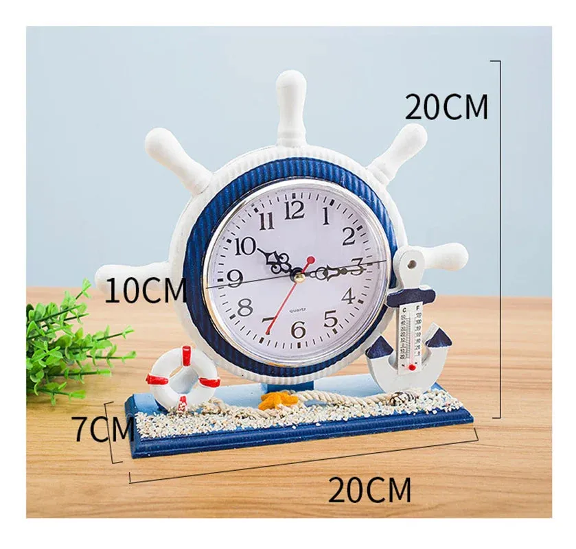 SeasideTime | Mediterranean-Inspired Helm Clock