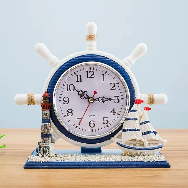 SeasideTime | Mediterranean-Inspired Helm Clock