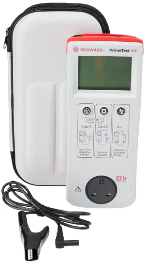 Seaward 344A910 PrimeTest ,grey/red ,100 PAT Tester