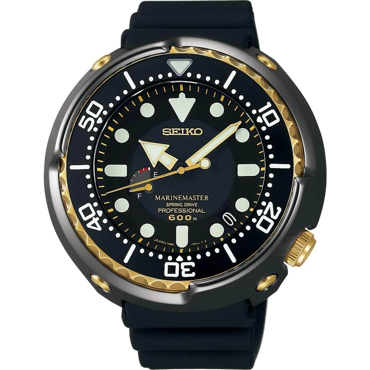 SEIKO PROSPEX MARINEMASTER PROFESSIONAL SPRING DRIVE GOLDEN TUNA MEN WATCH (300 Limited) SBDB008