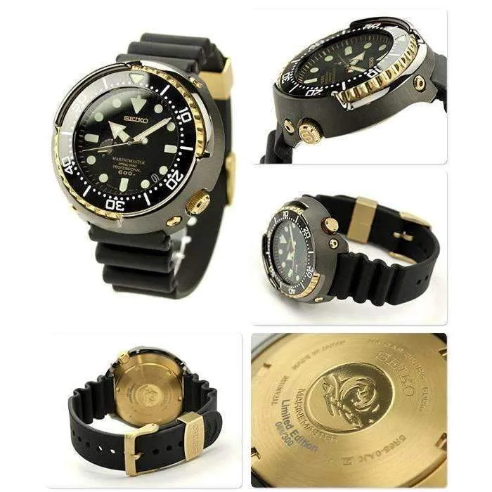 SEIKO PROSPEX MARINEMASTER PROFESSIONAL SPRING DRIVE GOLDEN TUNA MEN WATCH (300 Limited) SBDB008
