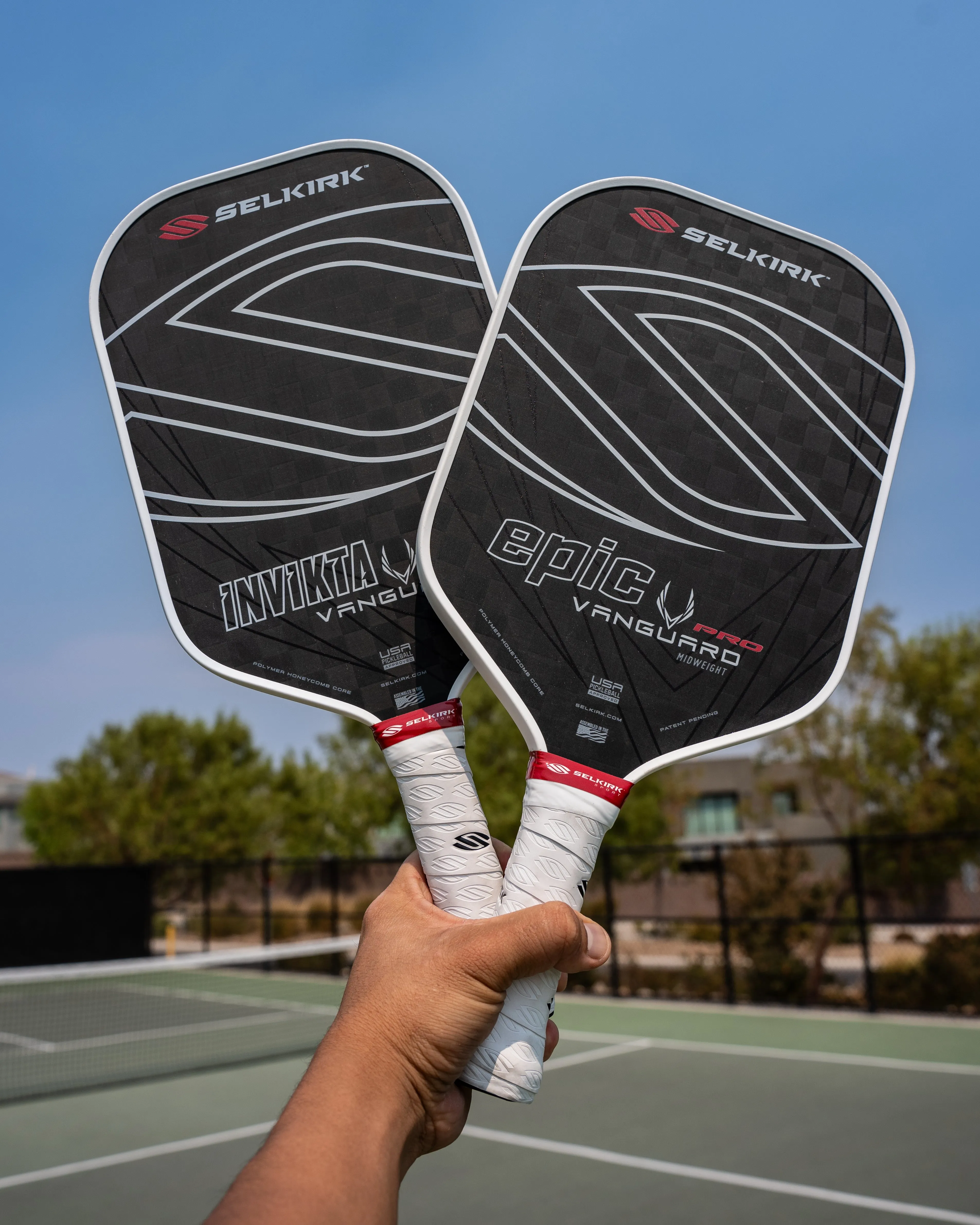 Selkirk VANGUARD Pro - Invikta Pickleball Paddle (Charcoal)