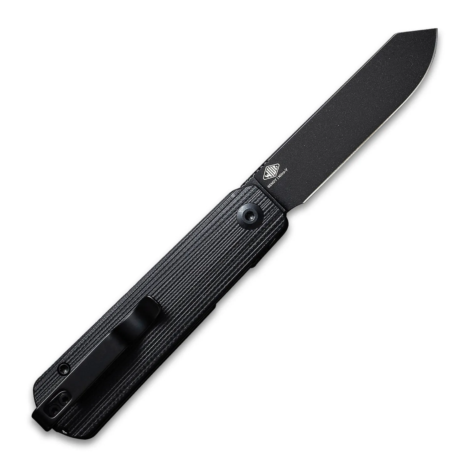 Sendy Pocket Knife - Black/Blue G10 - Nitro V