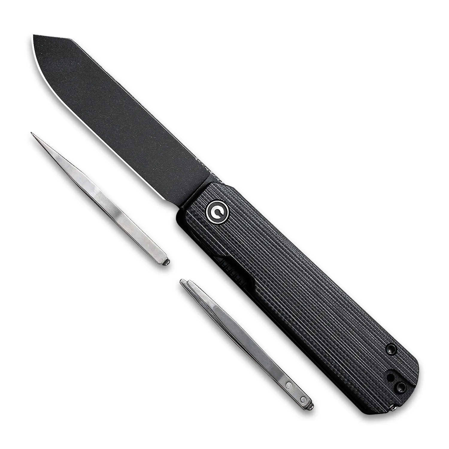 Sendy Pocket Knife - Black/Blue G10 - Nitro V