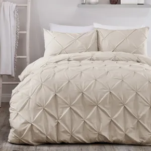 Serene Lara Duvet Cover Set - Natural