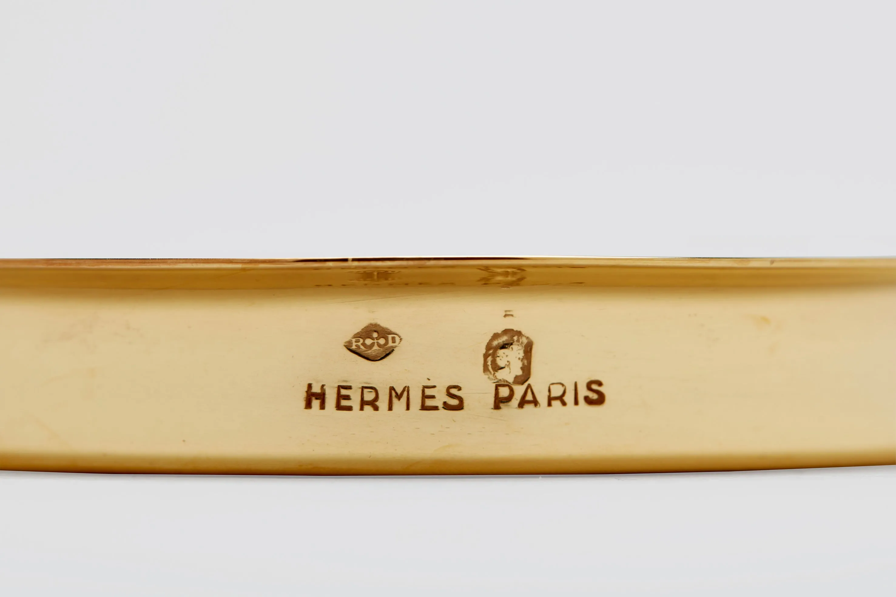 Set of Four Vermeil Hermès Coasters