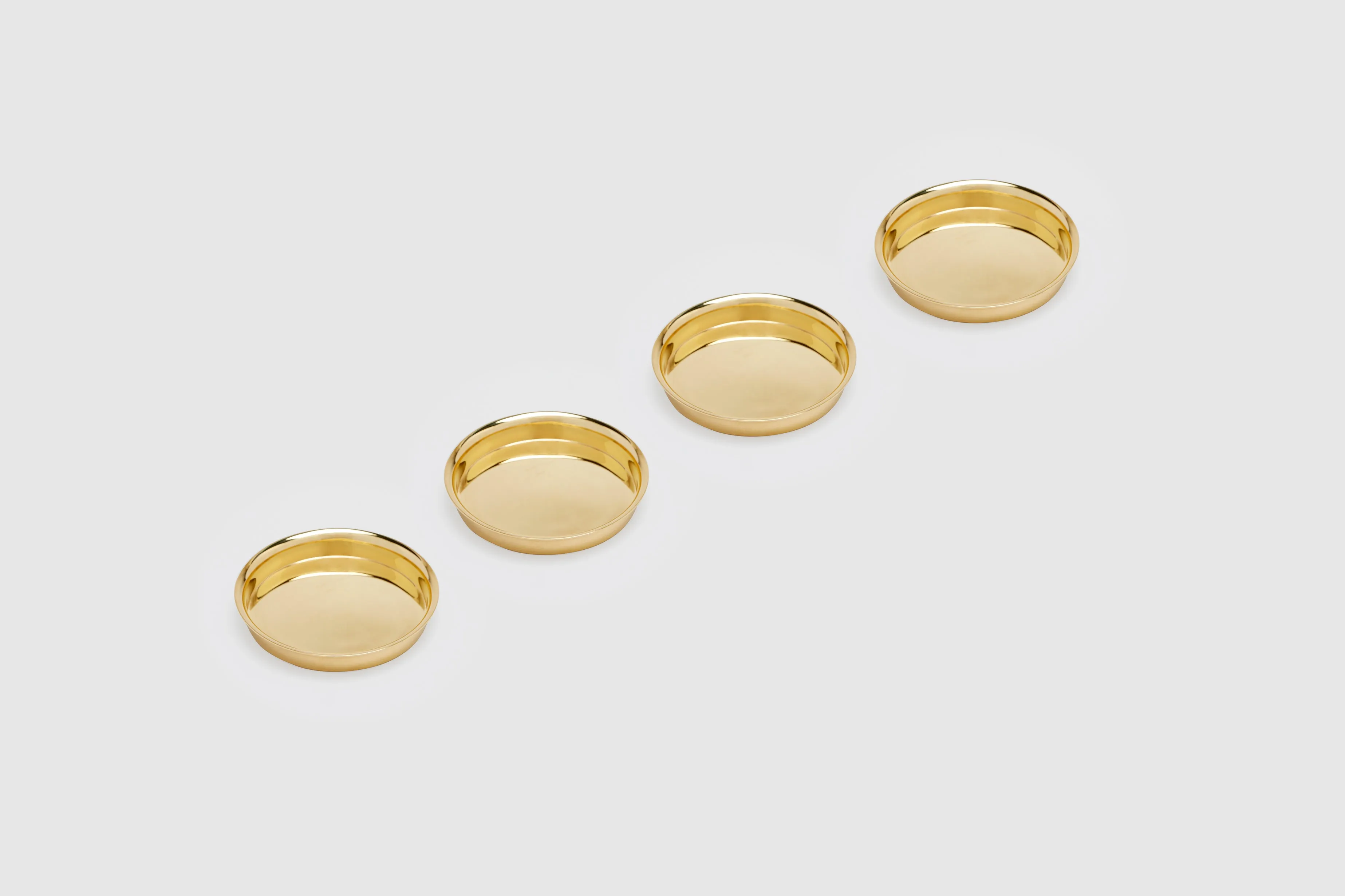 Set of Four Vermeil Hermès Coasters