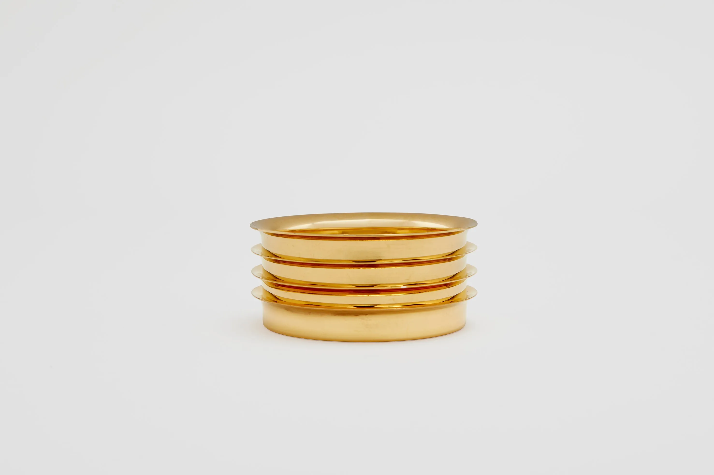 Set of Four Vermeil Hermès Coasters