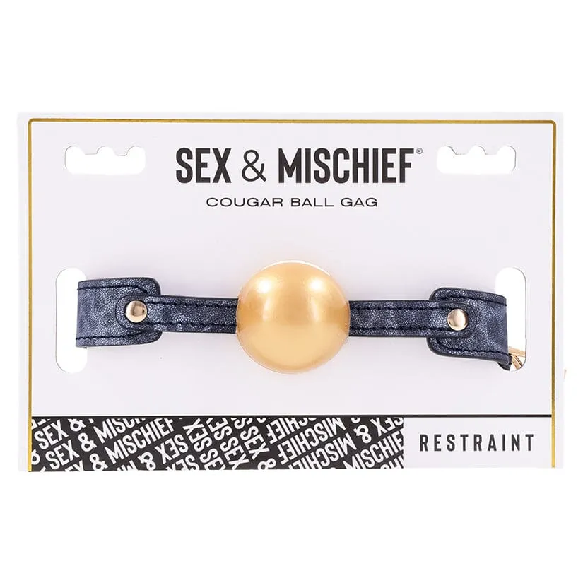 Sex and Mischief Cougar Ball Gag