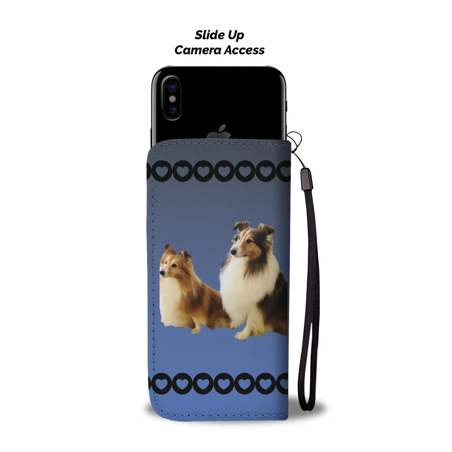 Sheltie 2 Phone Case Wallet