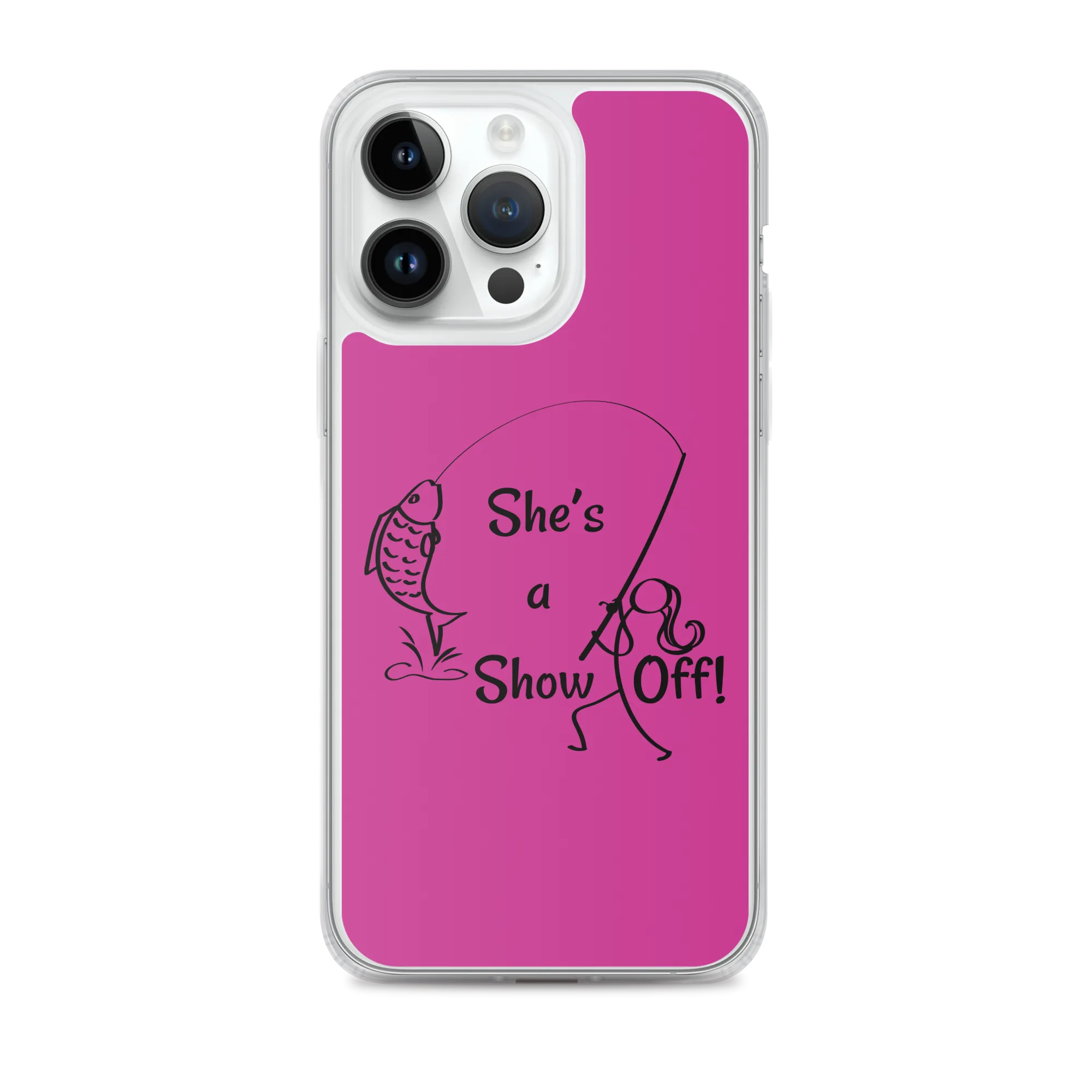 She's a Show Off, iPhone Pink Case_13 & 14 Series