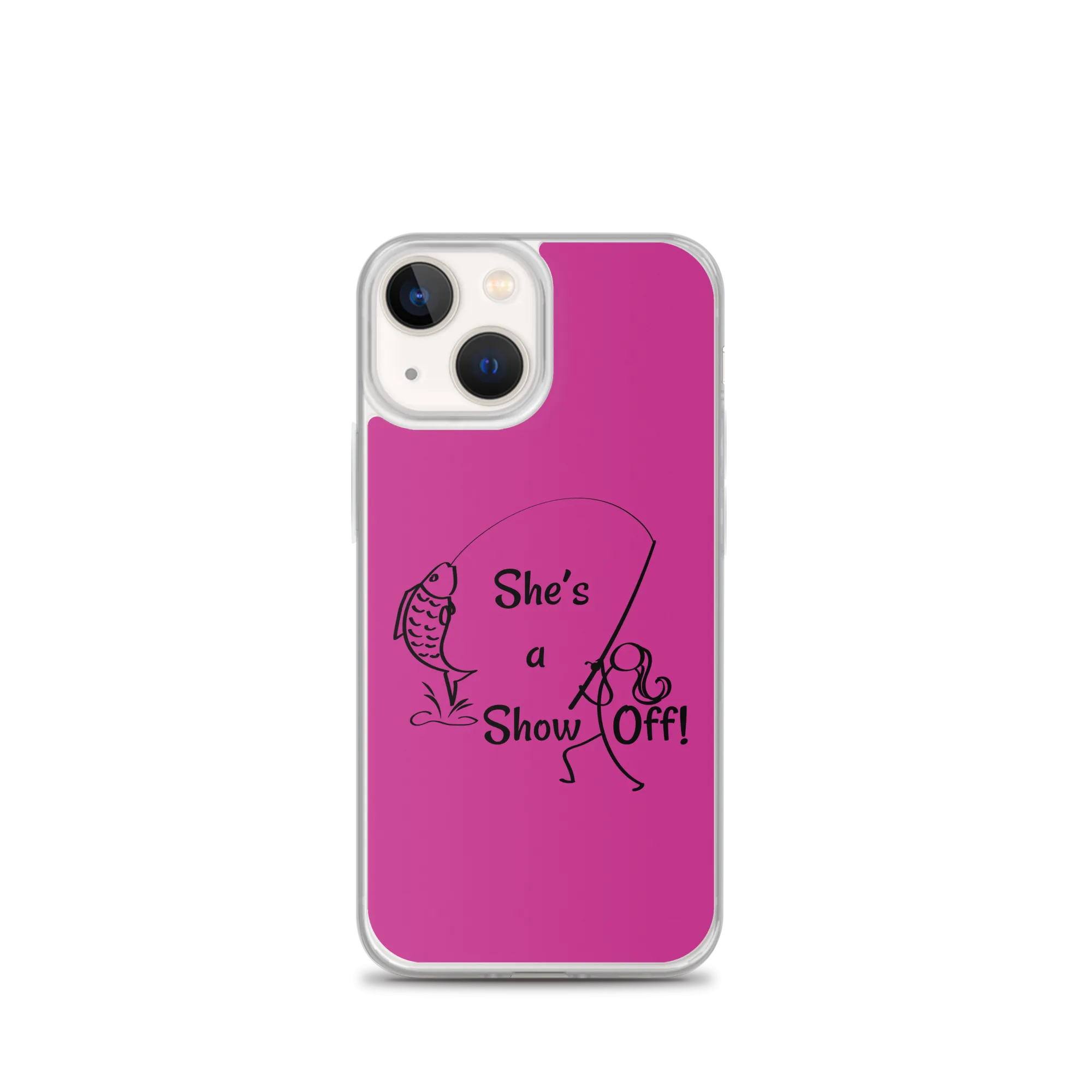 She's a Show Off, iPhone Pink Case_13 & 14 Series