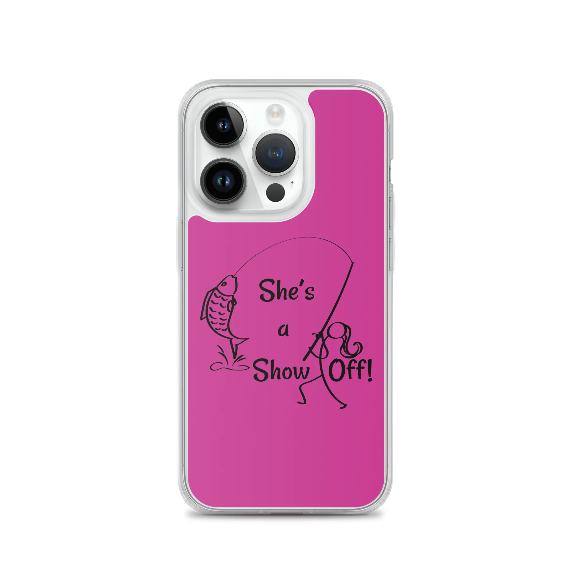 She's a Show Off, iPhone Pink Case_13 & 14 Series