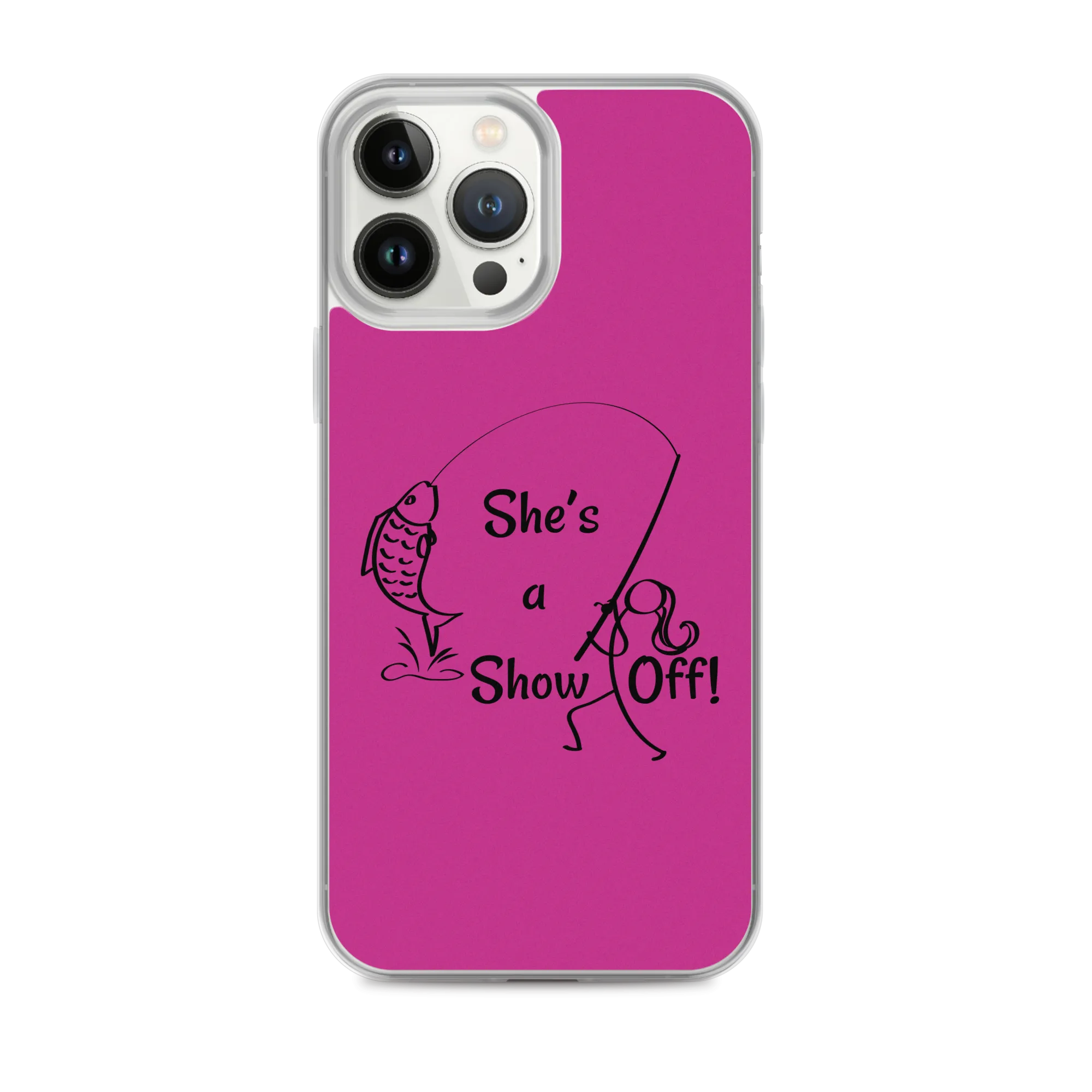 She's a Show Off, iPhone Pink Case_13 & 14 Series