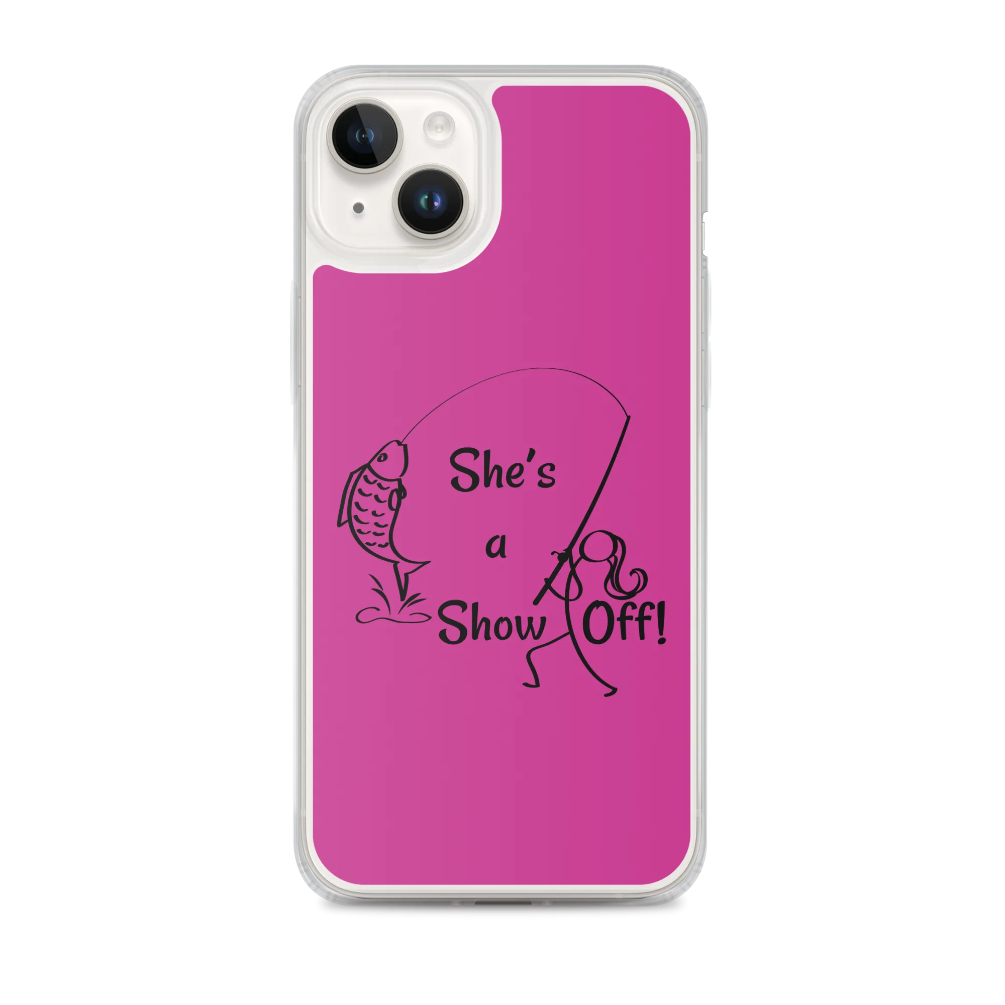 She's a Show Off, iPhone Pink Case_13 & 14 Series