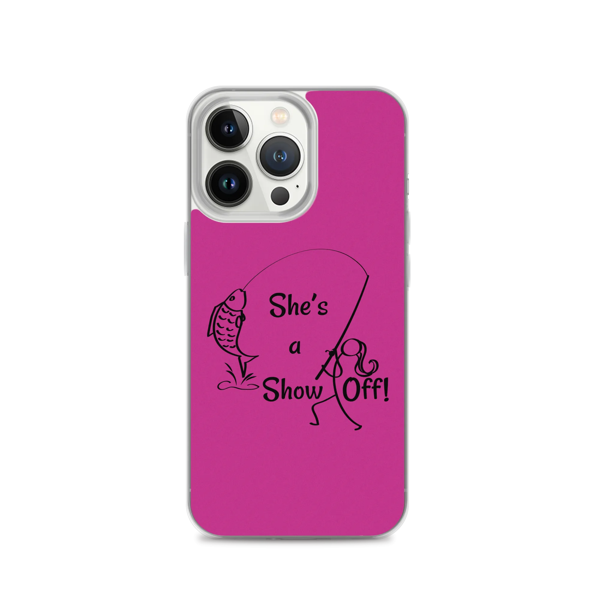 She's a Show Off, iPhone Pink Case_13 & 14 Series