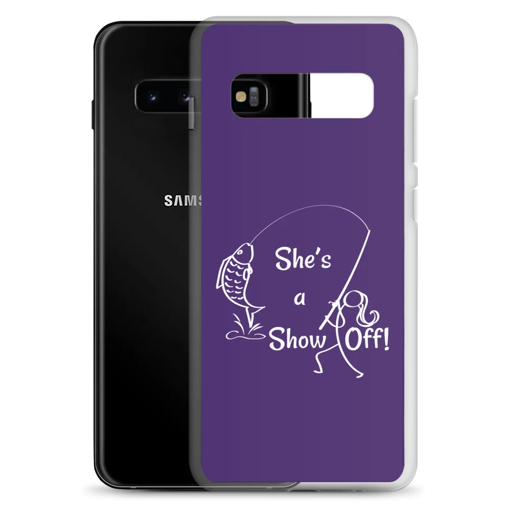 She's a Show Off, Samsung Purple Case, Galaxy S10, S10e, S10 