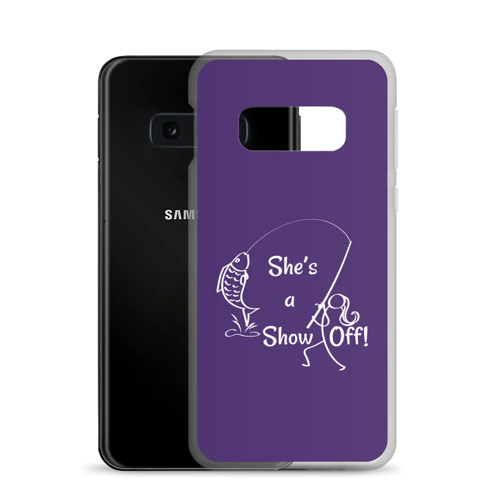 She's a Show Off, Samsung Purple Case, Galaxy S10, S10e, S10 