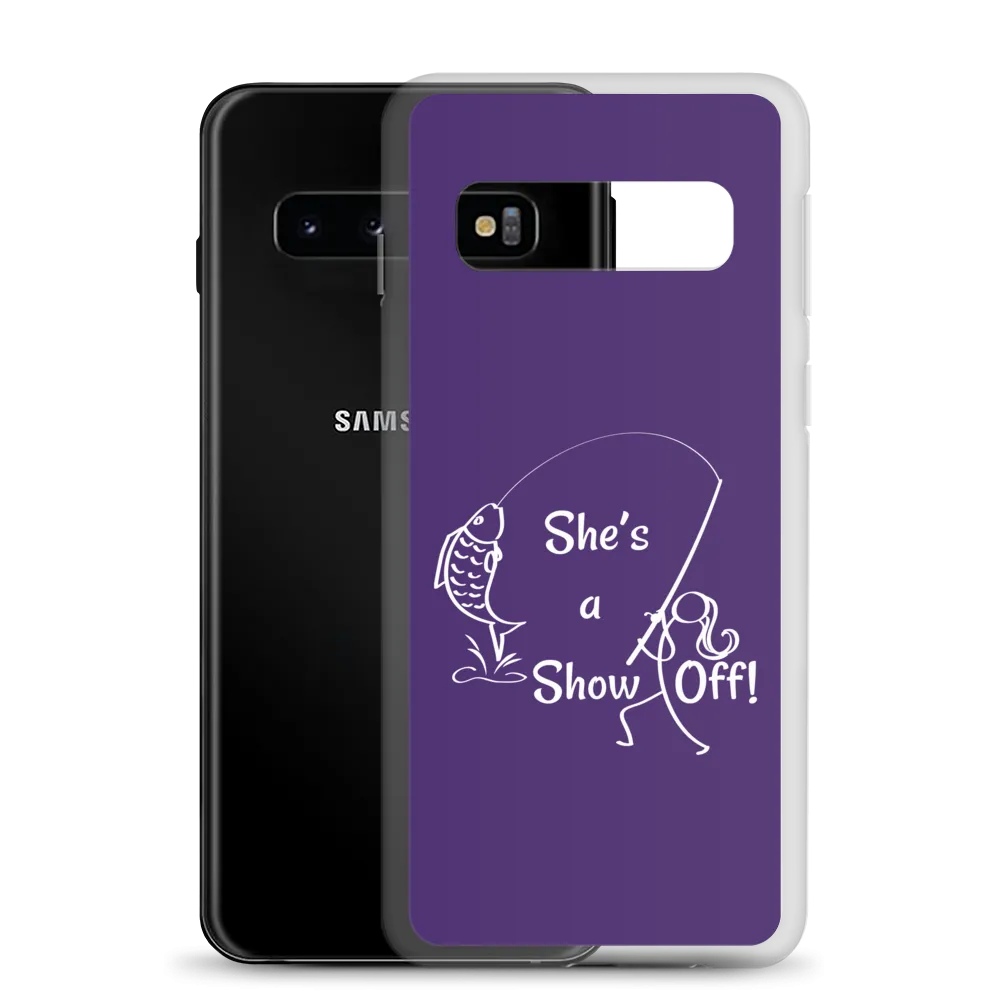 She's a Show Off, Samsung Purple Case, Galaxy S10, S10e, S10 