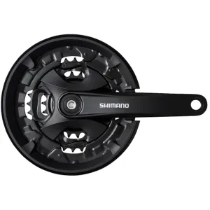 Shimano FC-MT101 Front Crankset Altus 170mm 40-30-22T 9 Speed Black