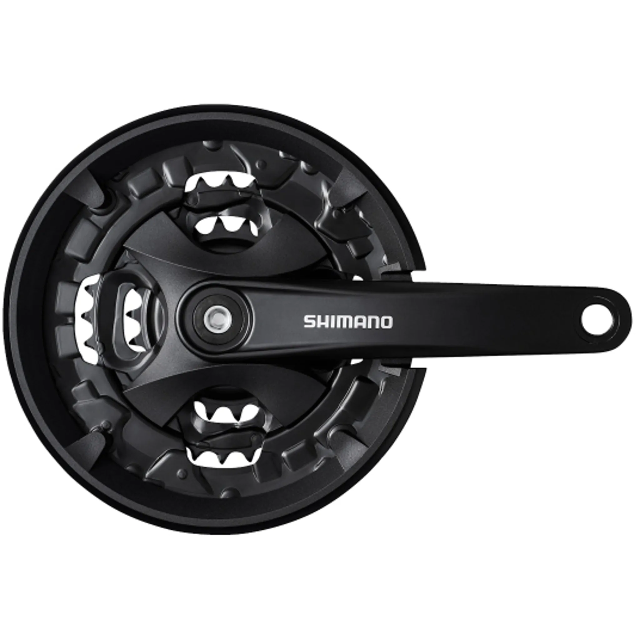 Shimano FC-MT101 Front Crankset Altus 170mm 40-30-22T 9 Speed Black