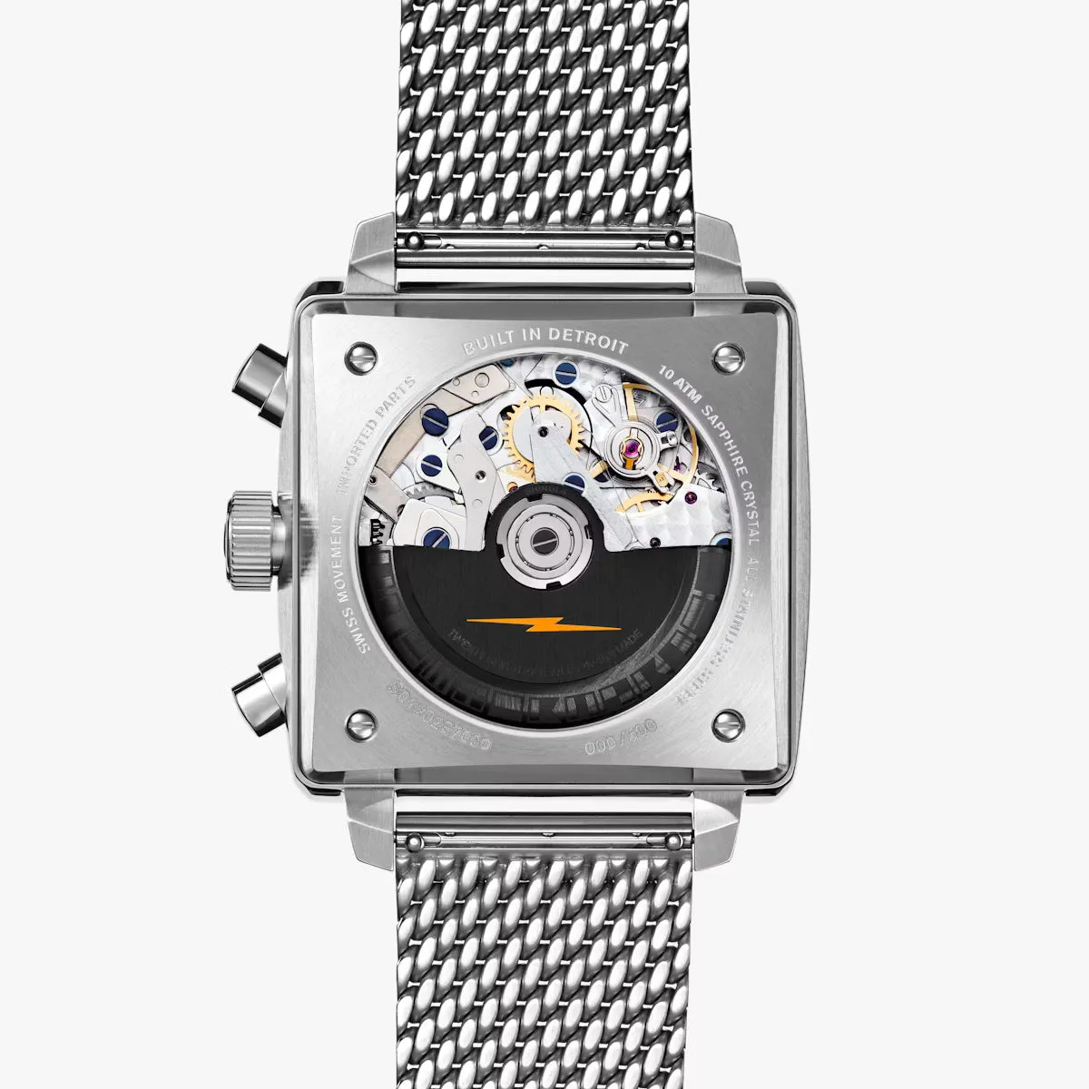 Shinola 40MM Mackinac Bermuda Blue Yacht Timer Square Watch Limited Edition S0120267029