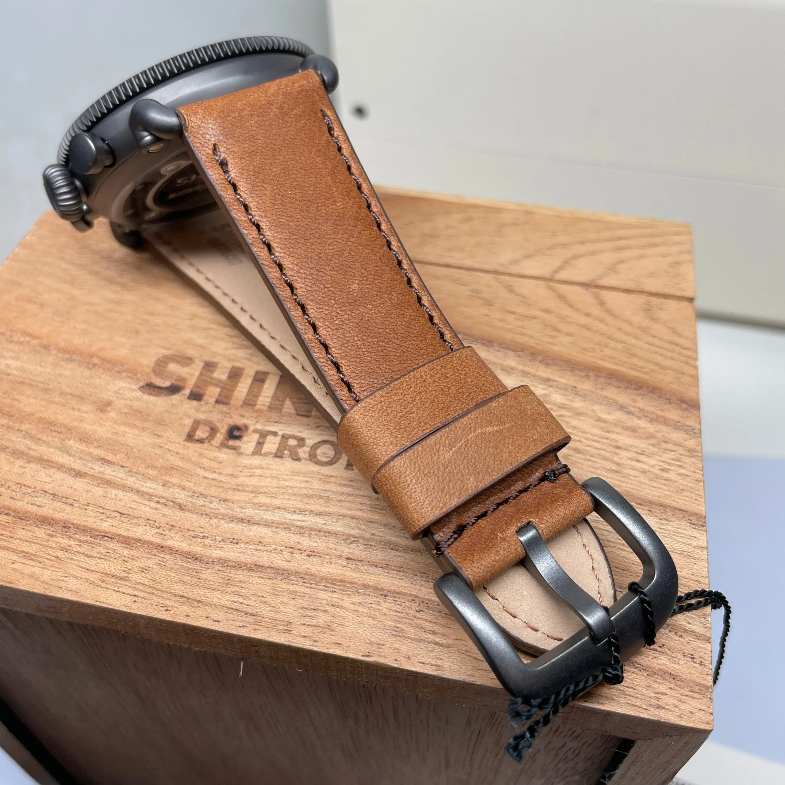 Shinola 48MM Runwell Sport Chrono 48mm Dark Camel Brown Watch S0120273231