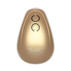 Shots Silicone Gold Rechargeable Clitoral Stimulator with Dual Motors