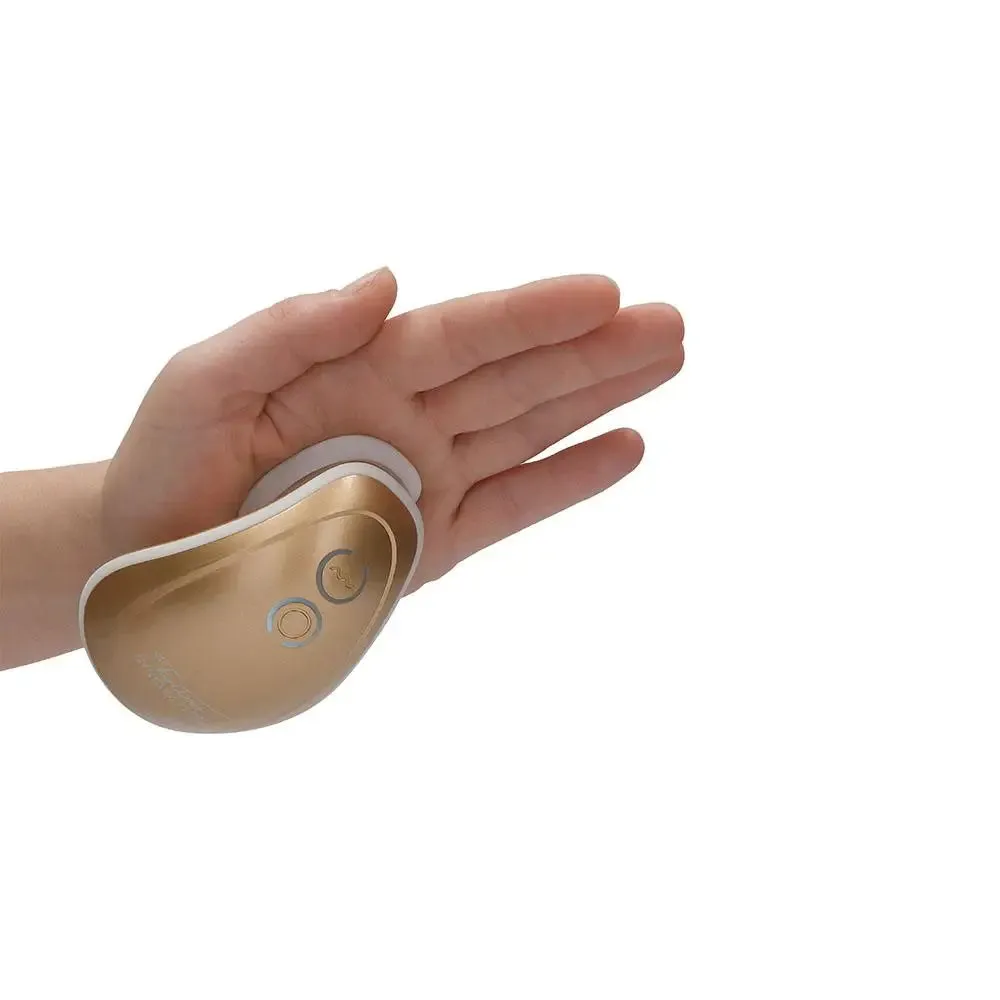 Shots Silicone Gold Rechargeable Clitoral Stimulator with Dual Motors