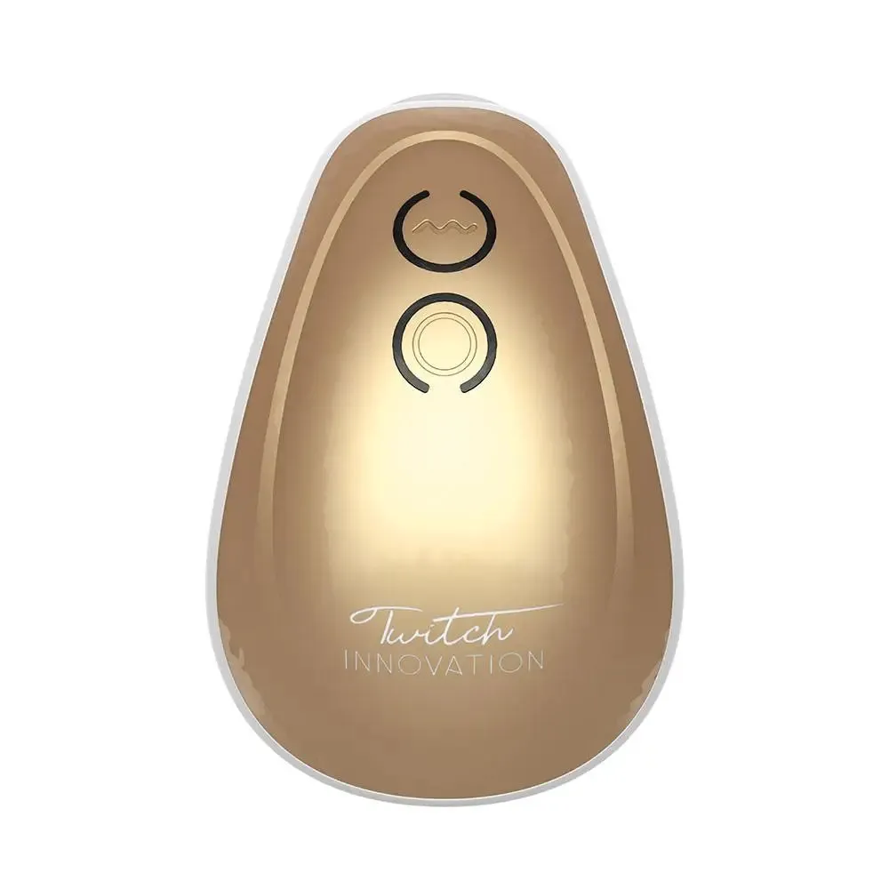 Shots Silicone Gold Rechargeable Clitoral Stimulator with Dual Motors