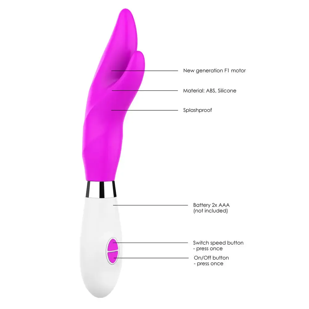 Shots Silicone Pink Multi-speed Ultra Soft Rabbit Vibrator