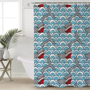 Shower Curtain: Shark Bite
