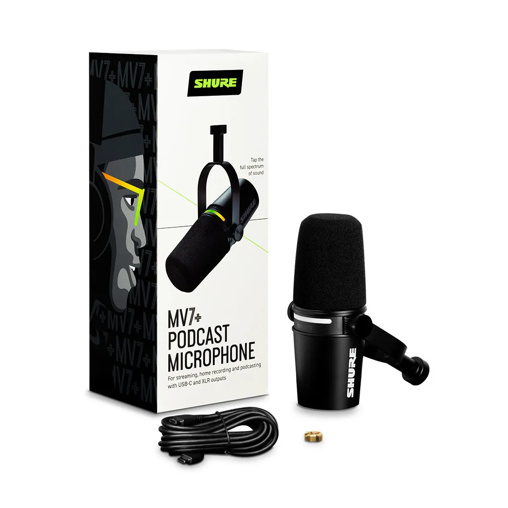 Shure Motiv MV7  Podcast Microphone Black