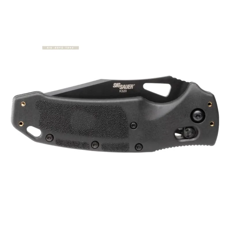 Sig Sauer K320 3.5" Nitron Manual Folder Tanto Blade -Black