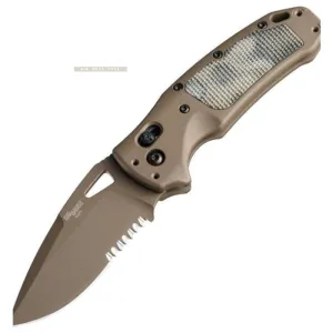SIG SAUER K320 AXG 3.5" Manual Folder Drop Point Blade -FDE