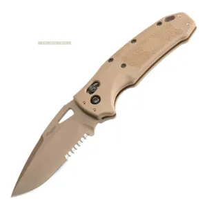 SIG SAUER K320 M17/M18 3.5" Manual Folder Drop Point Blade -Coyote
