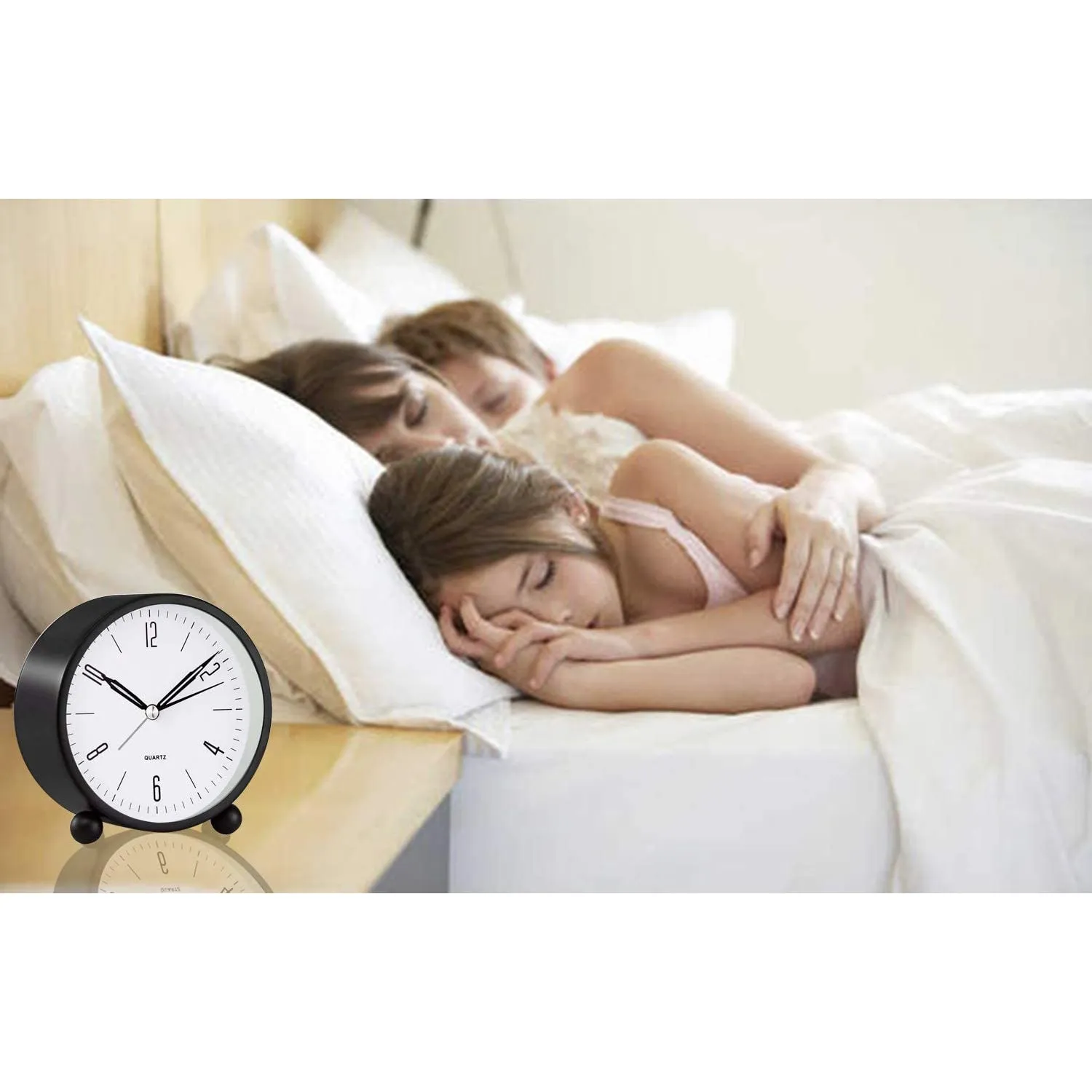 Silent Alarm Clock – Elegant, Functional, and Travel-Friendly