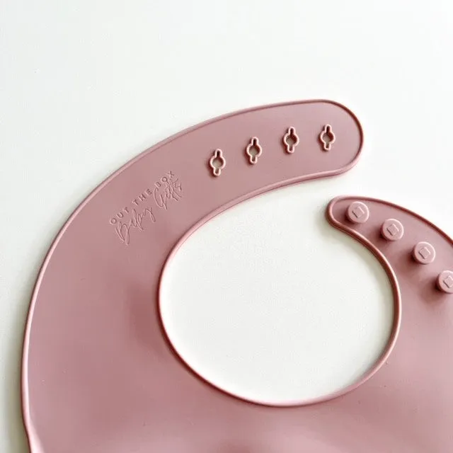Silicone Feeding Bib | Blush