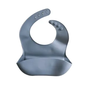 Silicone Feeding Bib | Light Grey