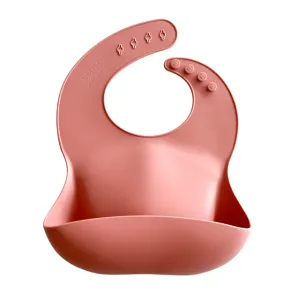 Silicone Feeding Bib | Rose