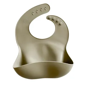 Silicone Feeding Bib | Sage