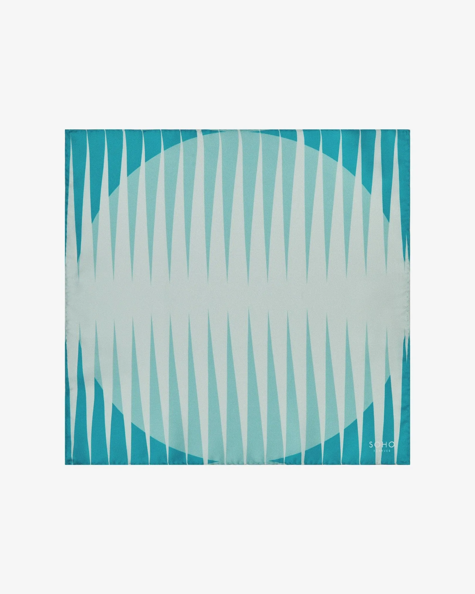 Silk Bauhaus Pocket Square - The Hamburg
