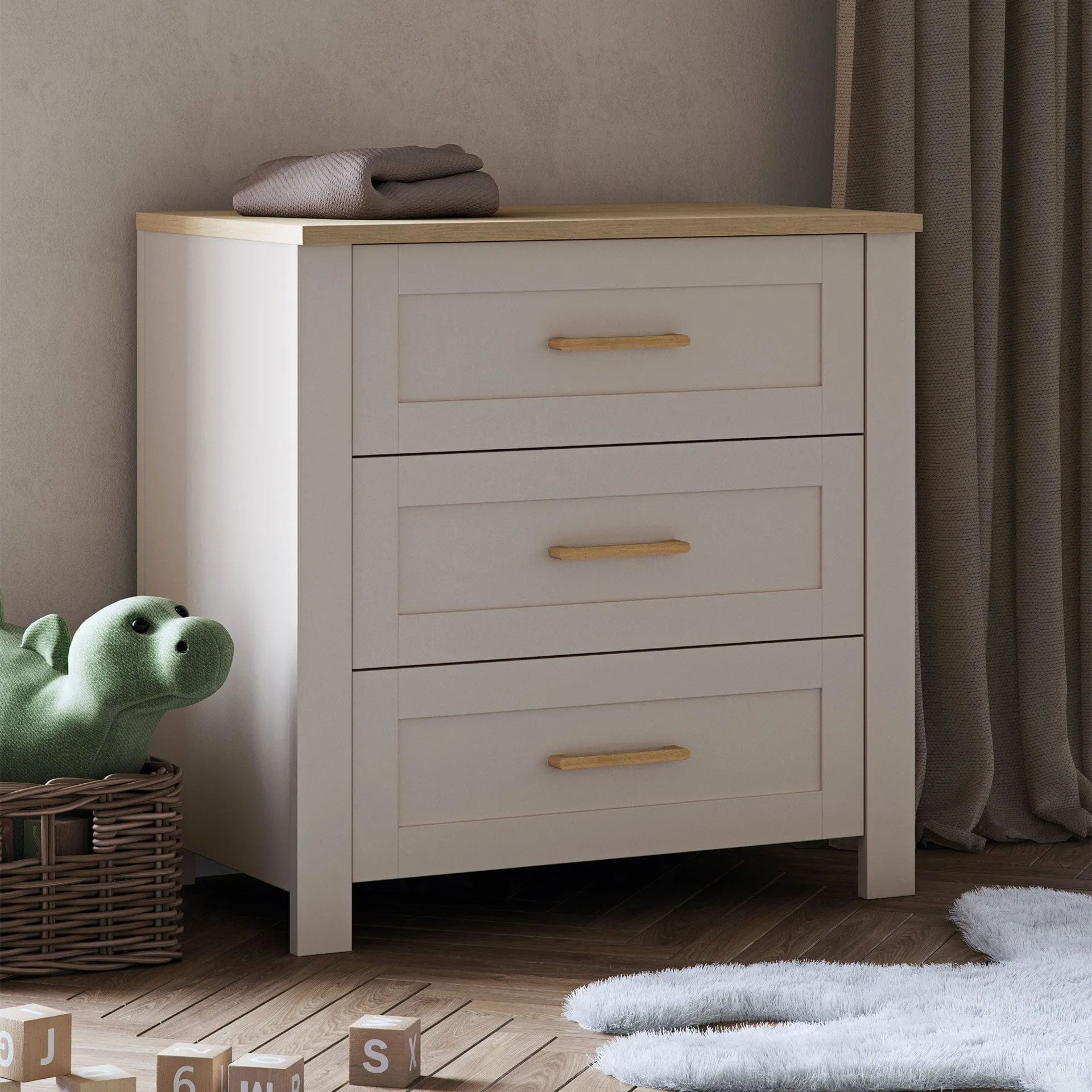 Silver Cross Seville 3 Piece Room Set - Cashmere Oak