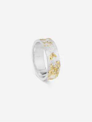 Silver Fused Wedding Ring | 18ct & Silver